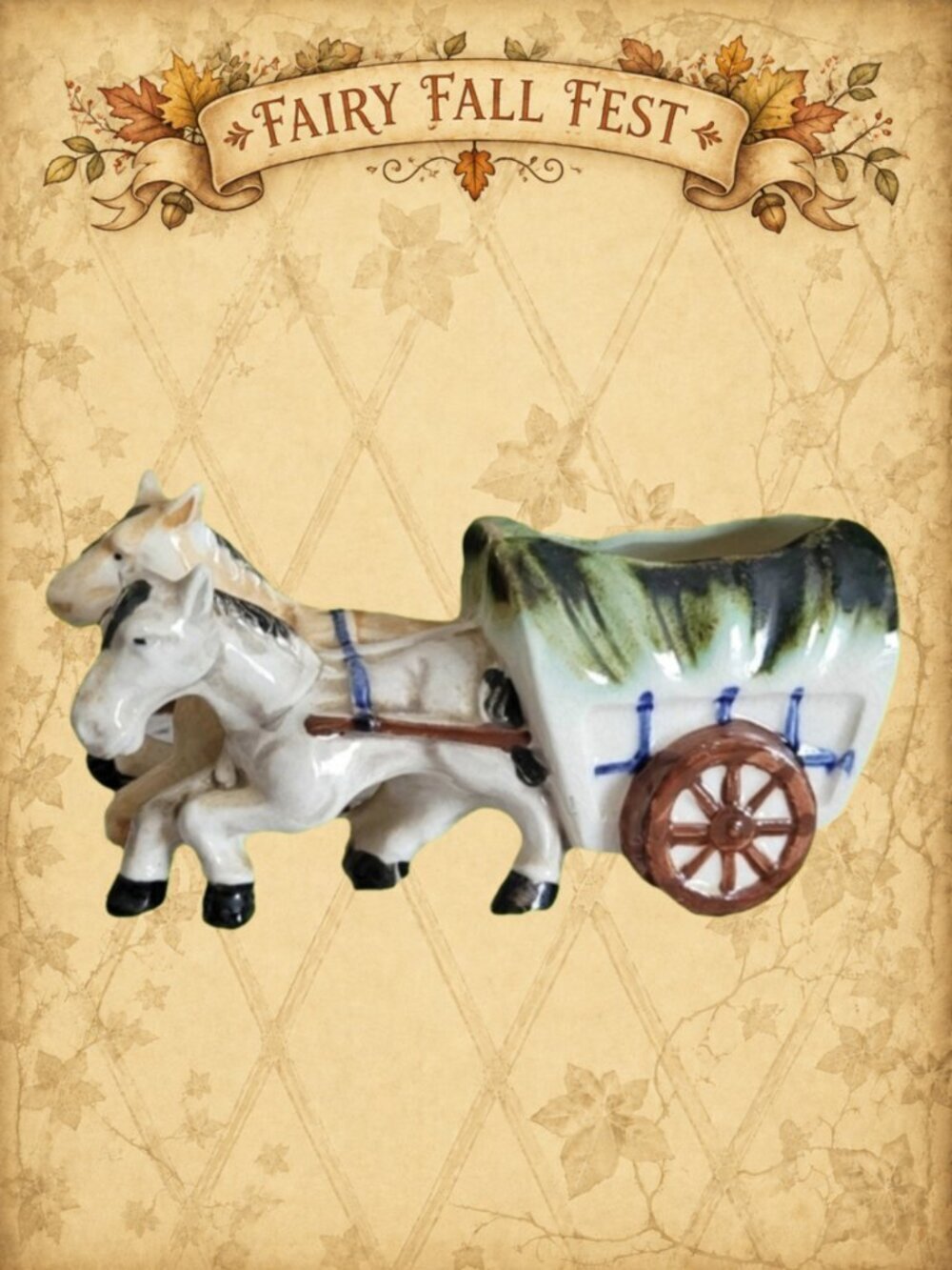 Hearth Happenings 🏡🧚‍♂️ Occupied Japan Donkey Planter Vintage Ceramic Figurine